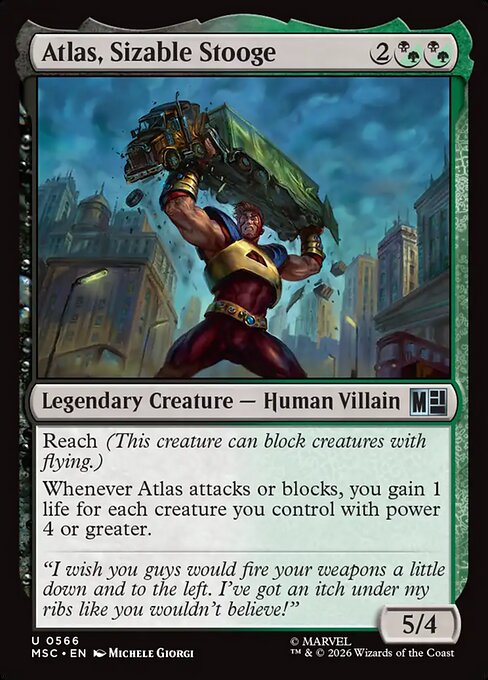 Atlas, Sizable Stooge (Foil)
