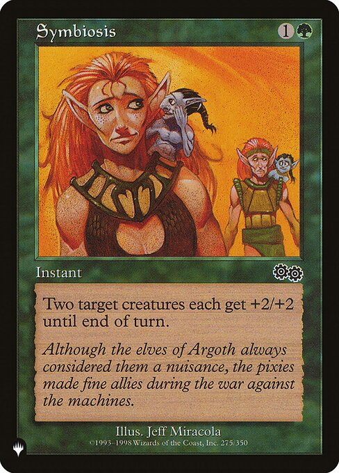 Two target creatures each get +2/+2 until end of turn.