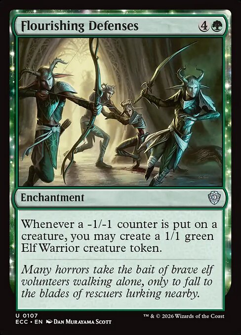 Flourishing Defenses (Foil)