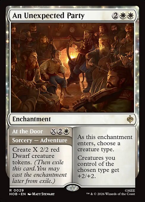 An Unexpected Party // At the Door (Foil)