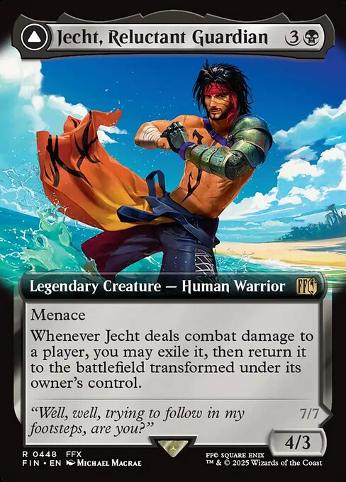 Jecht, Reluctant Guardian // Braska's Final Aeon (Foil)
