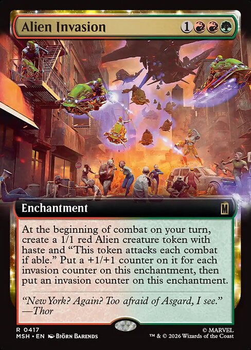 Alien Invasion (Foil)