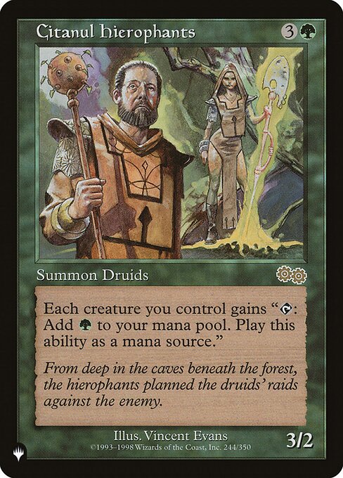 Creatures you control have "{T}: Add {G}."