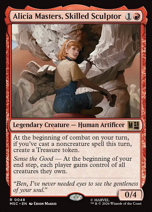 Alicia Masters, Skilled Sculptor (Foil)