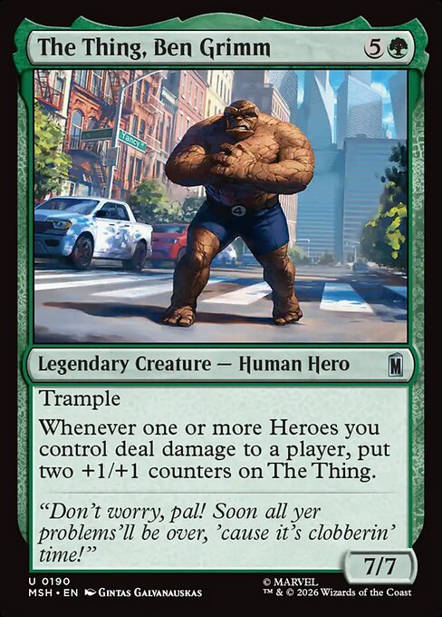 The Thing, Ben Grimm (Foil)