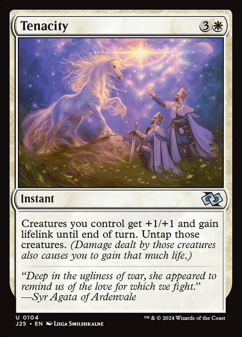 Creatures you control get +1/+1 and gain lifelink until end of turn. Untap those creatures. (Damage dealt by those creatures also causes you to gain that much life.)