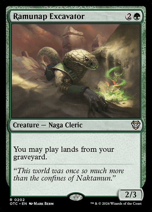 You may play lands from your graveyard.