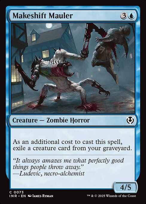 As an additional cost to cast this spell, exile a creature card from your graveyard.