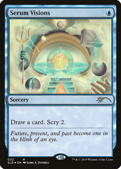 Draw a card. Scry 2.