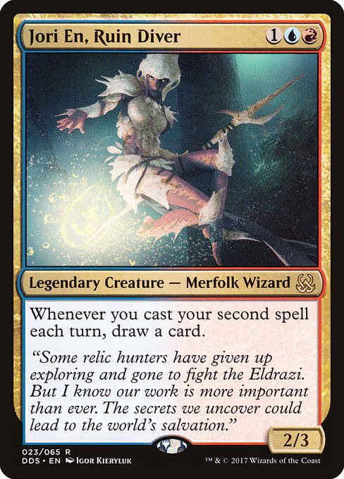 Whenever you cast your second spell each turn, draw a card.