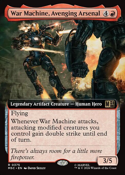War Machine, Avenging Arsenal (Foil)