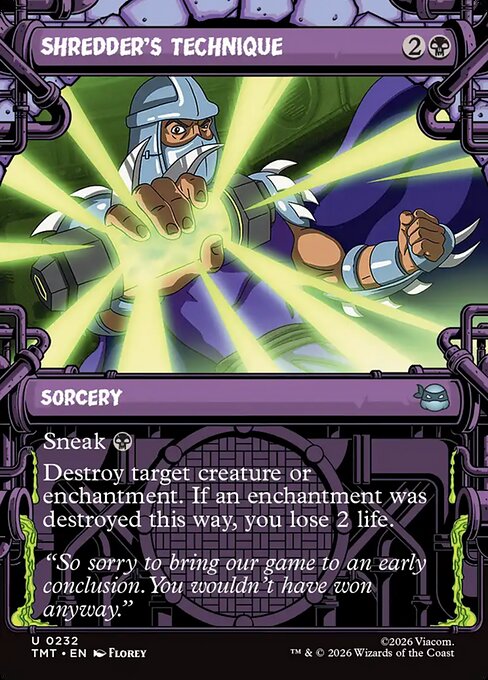 Shredder's Technique (Foil)