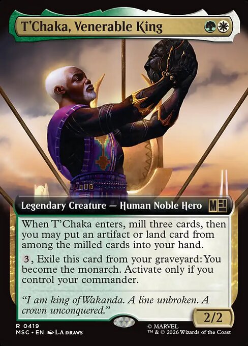 T'Chaka, Venerable King (Foil)