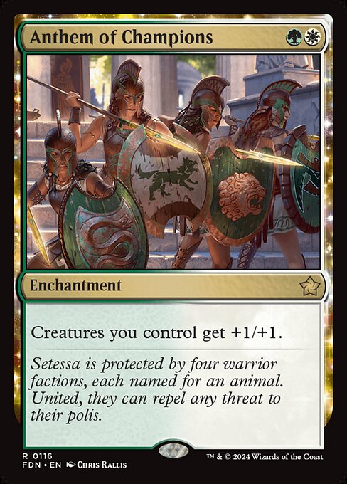 Creatures you control get +1/+1.