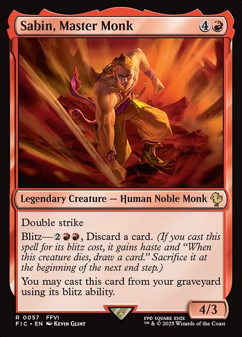 Sabin, Master Monk (Foil)