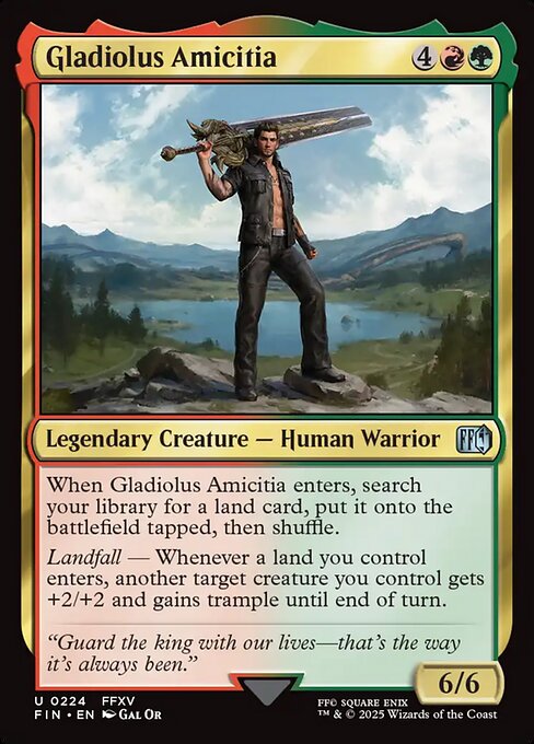Gladiolus Amicitia (Foil)