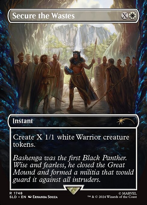 Create X 1/1 white Warrior creature tokens.