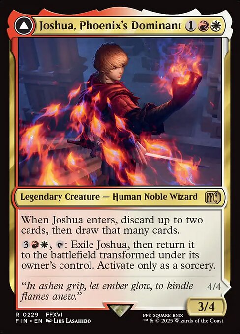 Joshua, Phoenix's Dominant // Phoenix, Warden of Fire (Foil)