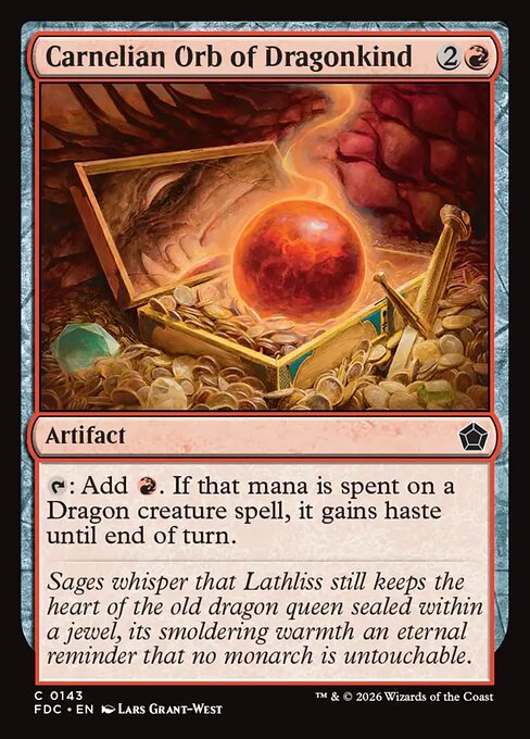 Carnelian Orb of Dragonkind (Foil)