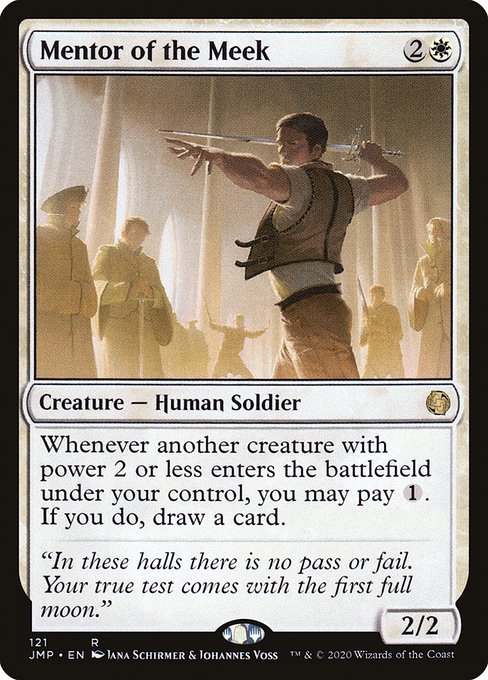 Whenever another creature with power 2 or less enters the battlefield under your control, you may pay {1}. If you do, draw a card.