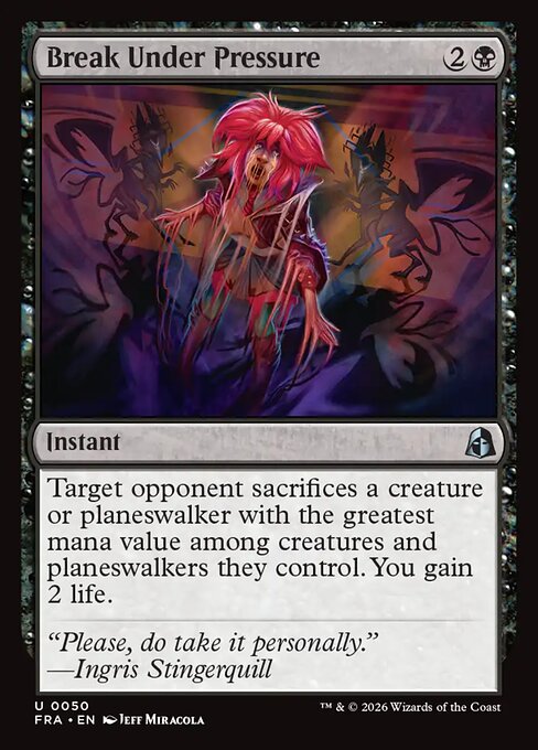 Break Under Pressure (Foil)