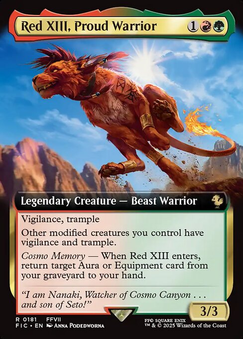 Red XIII, Proud Warrior (Foil)