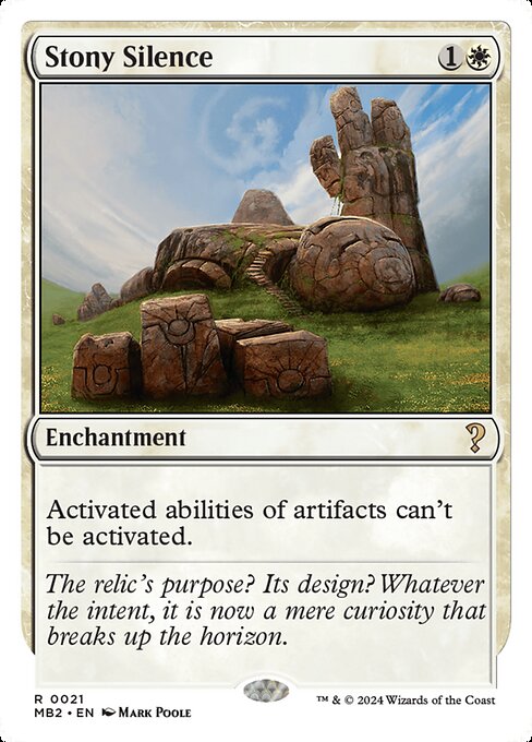 Activated abilities of artifacts can't be activated.
