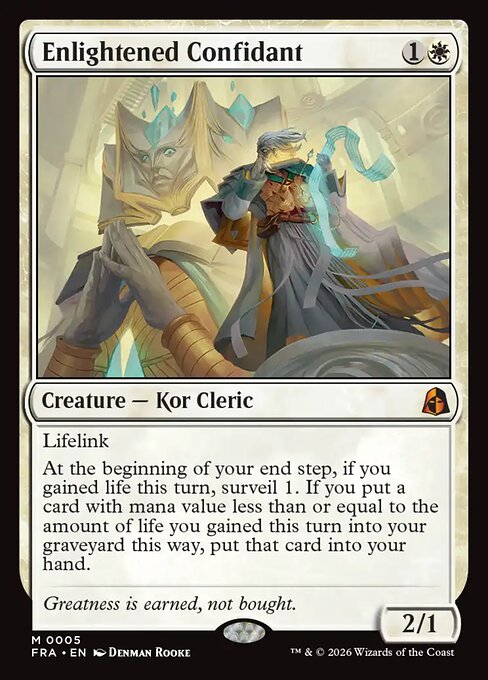 Enlightened Confidant (Foil)