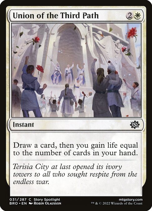 Draw a card, then you gain life equal to the number of cards in your hand.