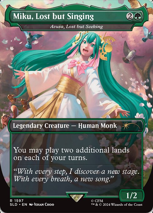 You may play two additional lands on each of your turns.