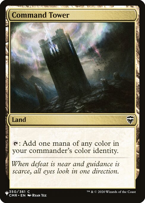 {T}: Add one mana of any color in your commander's color identity.