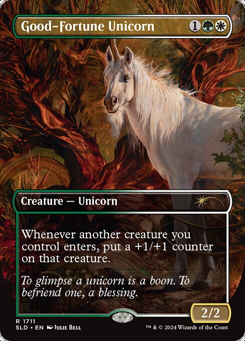 Whenever another creature you control enters, put a +1/+1 counter on that creature.