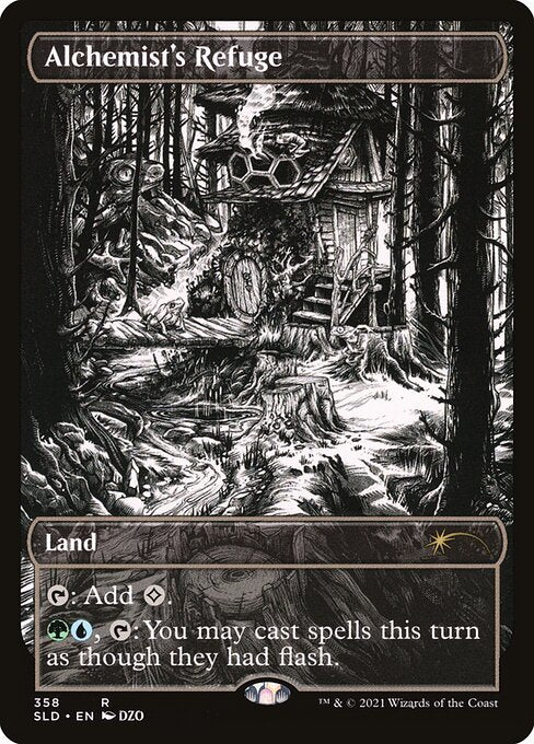 {T}: Add {C}.
{G}{U}, {T}: You may cast spells this turn as though they had flash.