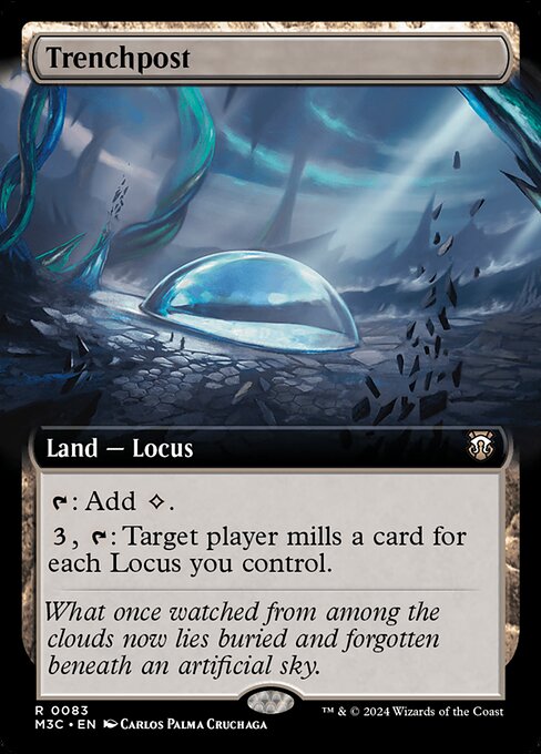 {T}: Add {C}.
{3}, {T}: Target player mills a card for each Locus you control.