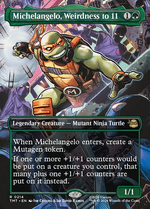 Michelangelo, Weirdness to 11 (Foil)