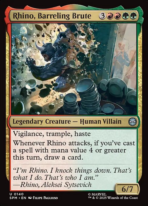 Rhino, Barreling Brute (Foil)