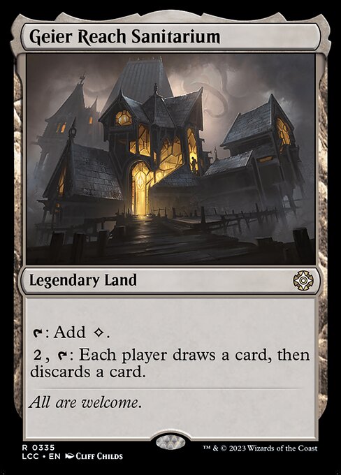 {T}: Add {C}.
{2}, {T}: Each player draws a card, then discards a card.