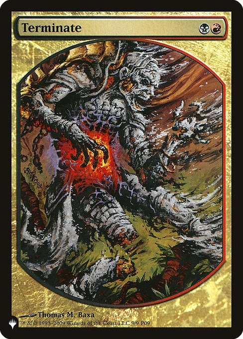Destroy target creature. It can't be regenerated.