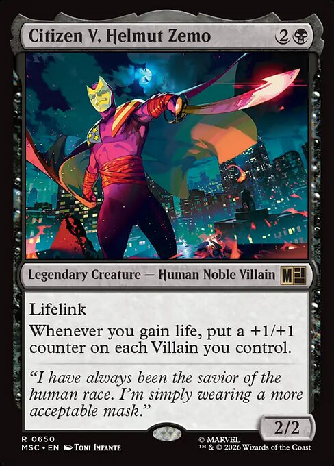 Citizen V, Helmut Zemo (Foil)