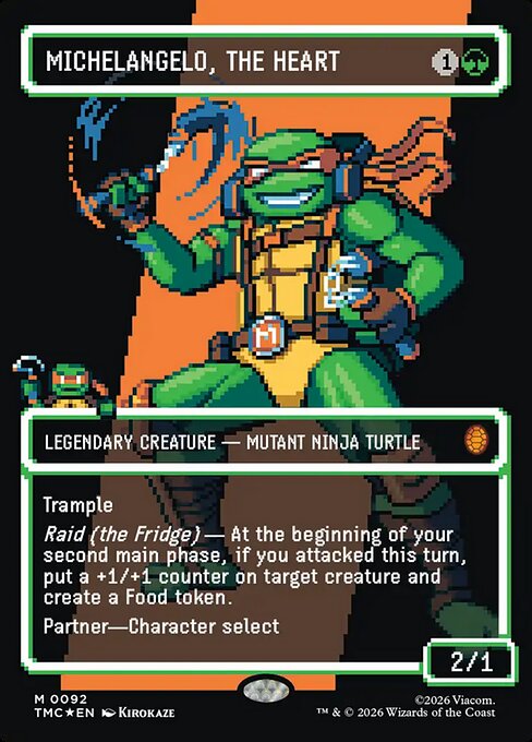 Michelangelo, the Heart (Foil)