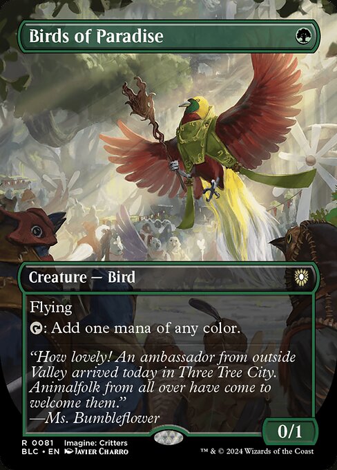 Flying
{T}: Add one mana of any color.