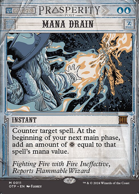 Counter target spell. At the beginning of your next main phase, add an amount of {C} equal to that spell's mana value.