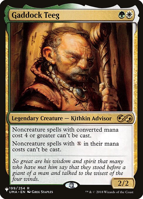 Noncreature spells with mana value 4 or greater can't be cast.
Noncreature spells with {X} in their mana costs can't be cast.