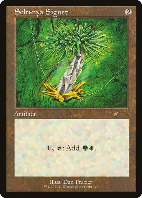 {1}, {T}: Add {G}{W}.