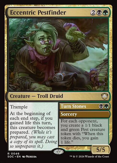 Eccentric Pestfinder // Turn Stones (Foil)