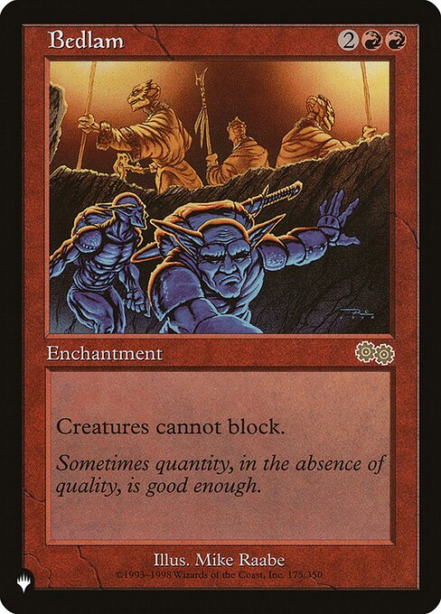 Creatures can't block.