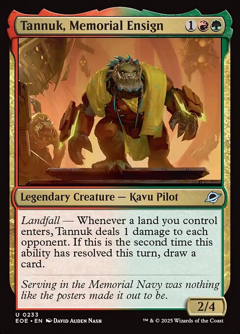 Tannuk, Memorial Ensign (Foil)
