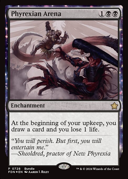 At the beginning of your upkeep, you draw a card and you lose 1 life.