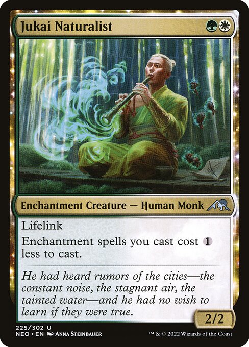Lifelink
Enchantment spells you cast cost {1} less to cast.