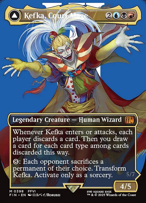 Kefka, Court Mage // Kefka, Ruler of Ruin (Foil)
